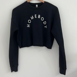 Homebody cropped sweatshirt